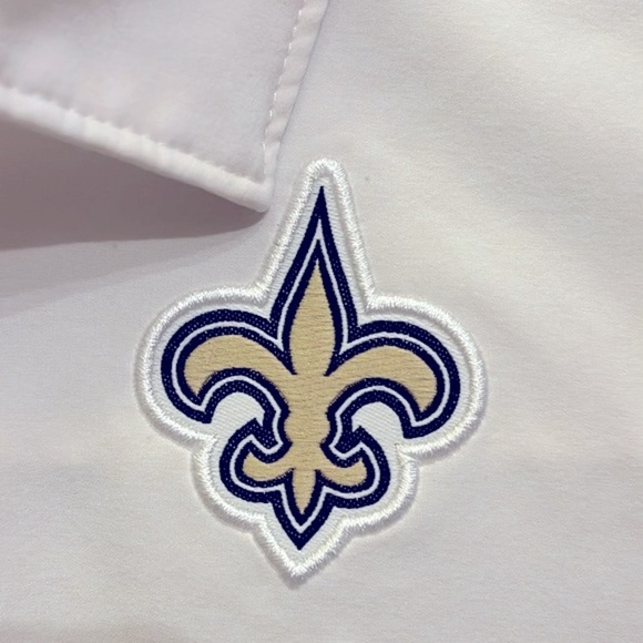 Nike NFL Onfield Men’s New Orleans Saints UV Performance Polo Shirt Size XL - Picture 5 of 12